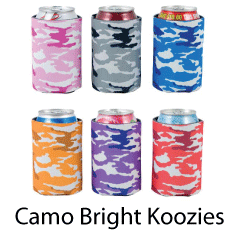 Camo Bright Colorful Coolies