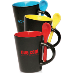 13 oz Two Tone Spooner Mugs