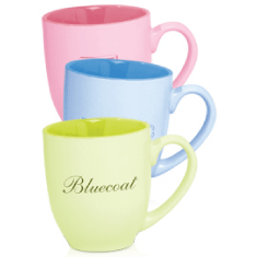 16 oz Pastel Bistro Mugs