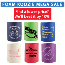 Hard Foam Koozies