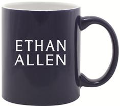 11 oz 2-tone Ceramic Mug - Blue