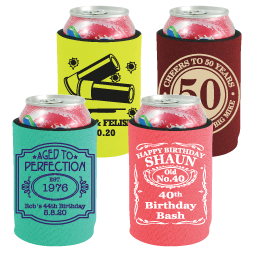 12oz Neoprene Can Koozie  Custom Fishing Tournament Accessories – Salty®  Printing