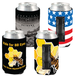Premium Neoprene Koozies with heavy duty Magnet in Full Color!, Personalized Drinkware