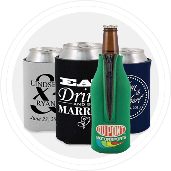 12 oz Zippered Bottle Koozie  Custom Printed Accessories – Salty