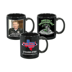 Full Color Mugs - Black - 11 oz.