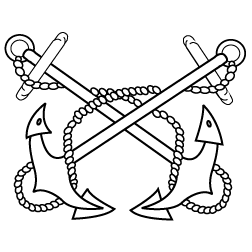 Crossed Boat Anchor