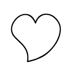 Heart Wavey Outlined